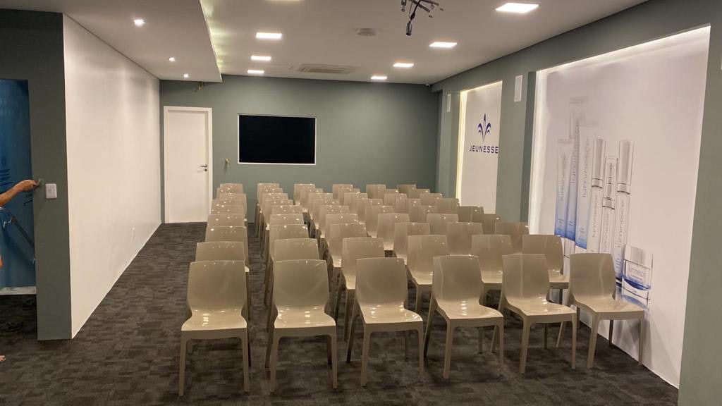 Auditório entregue