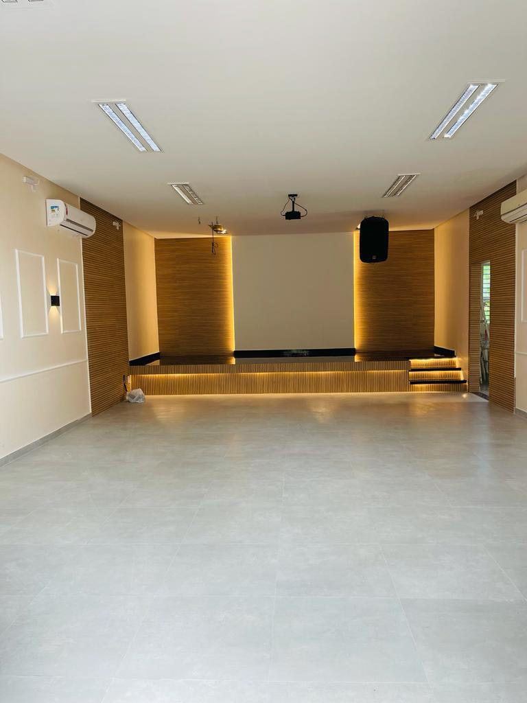 Templo com projeto de iluminação